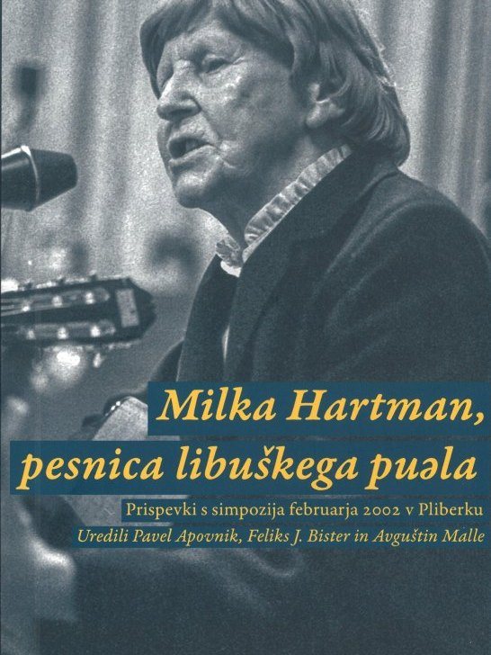 Cover: Milka Hartman, pesnica libuškega puəla}