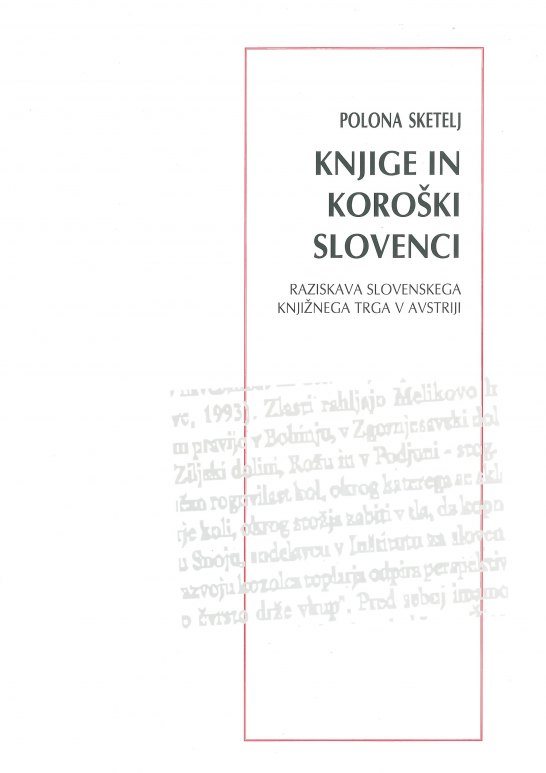 Cover: Knjige in koroški Slovenci