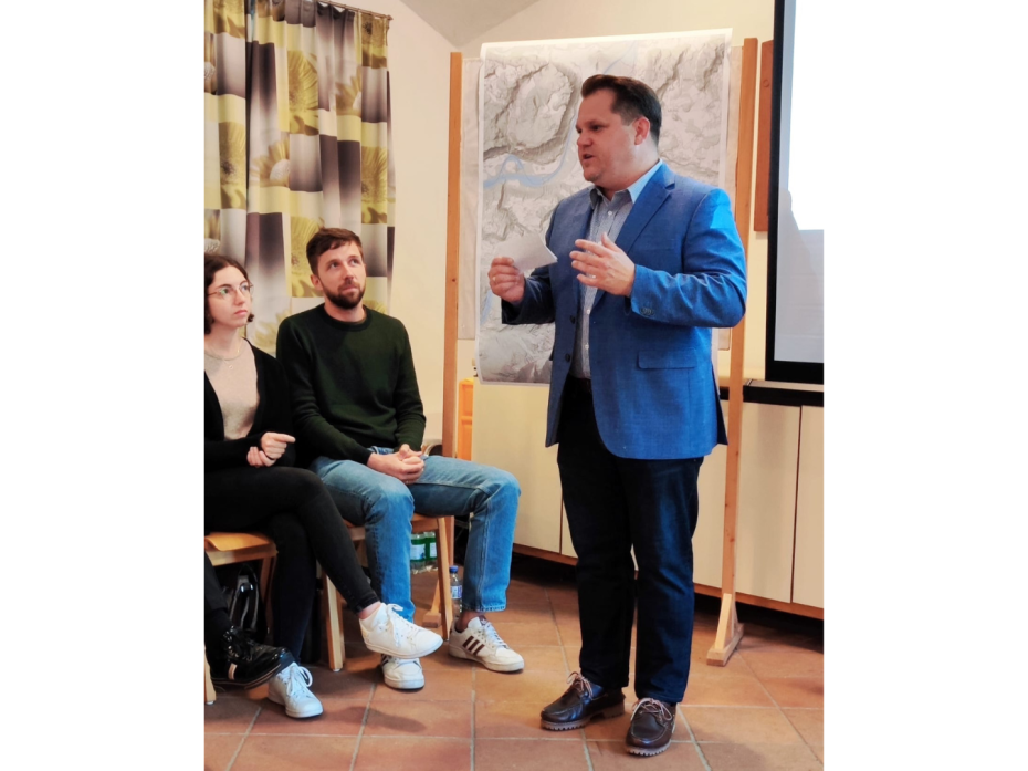 Image: Župan in deželni poslanec Hannes Mak. Slika: Justina Hribernik