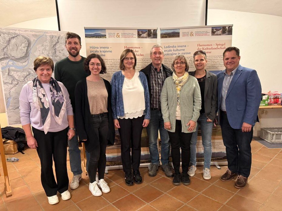 Image: Ekipa SNI Urban Jarnik, Jozej Urank, Veronika Urank-Olip in Hannes Mak. Slika: Občina Galicija